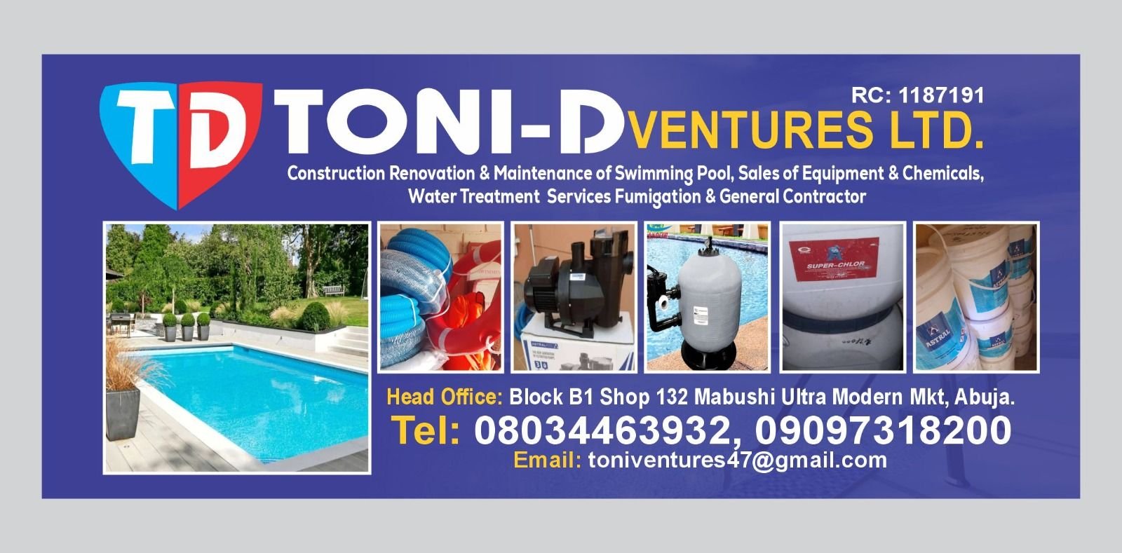 Tony-D Ventures Banner storefront